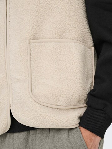Only & Sons Vest 'ONSTony' i grå