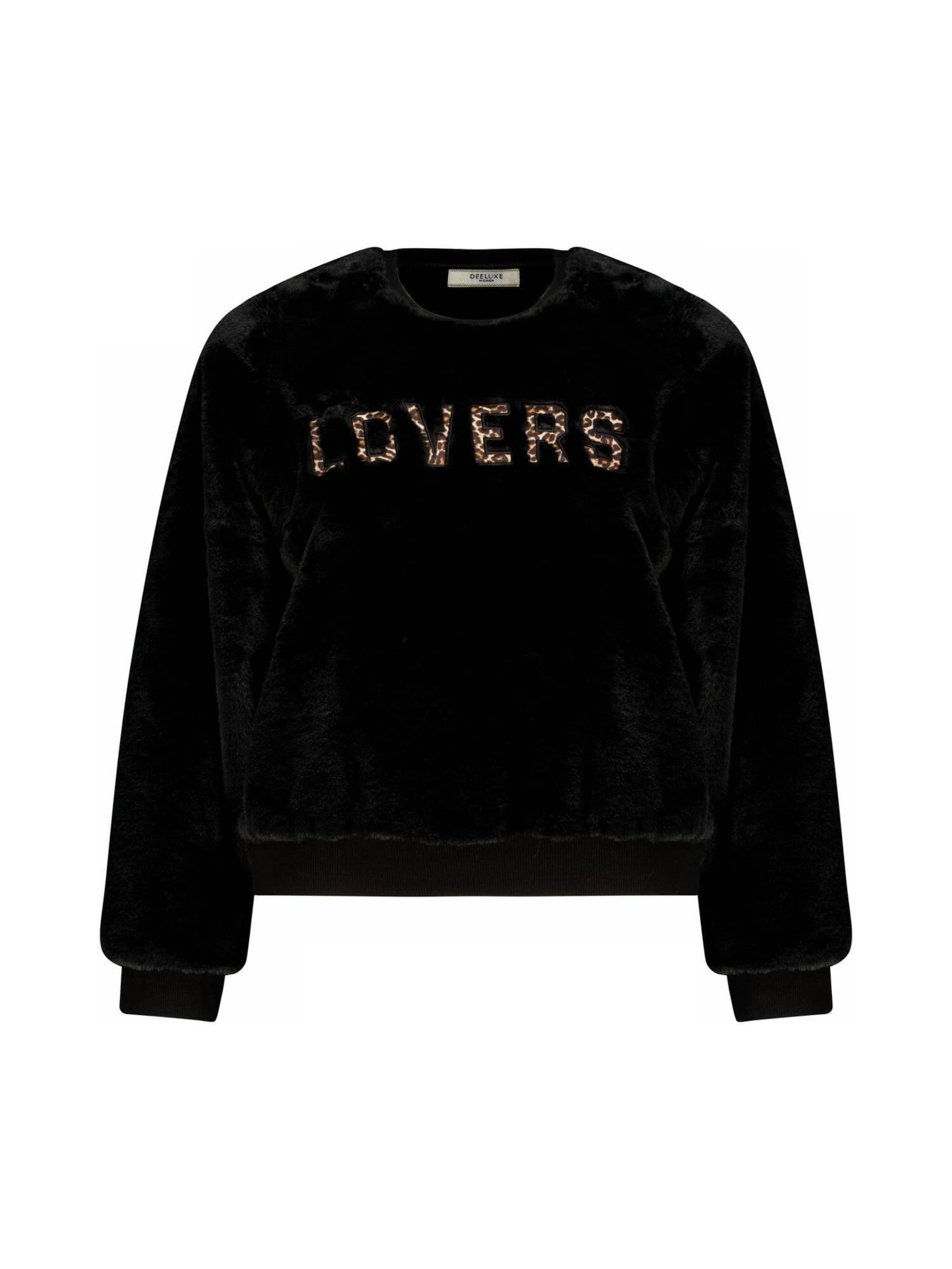 Deeluxe Sweatshirt 'Kylera' in Zwart: voorkant