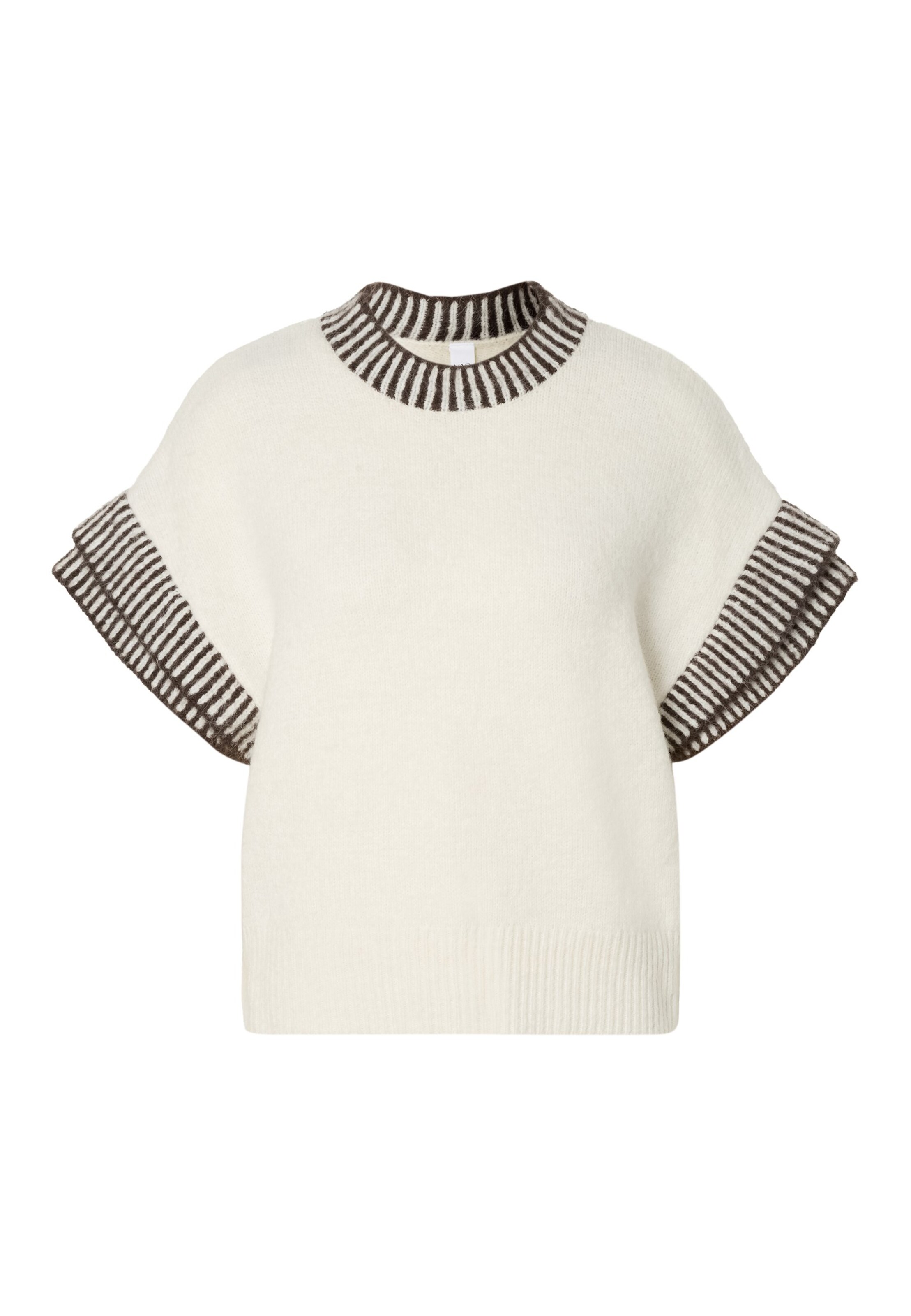 YAS Pullover 'YASTELO' in Beige: Vorderseite