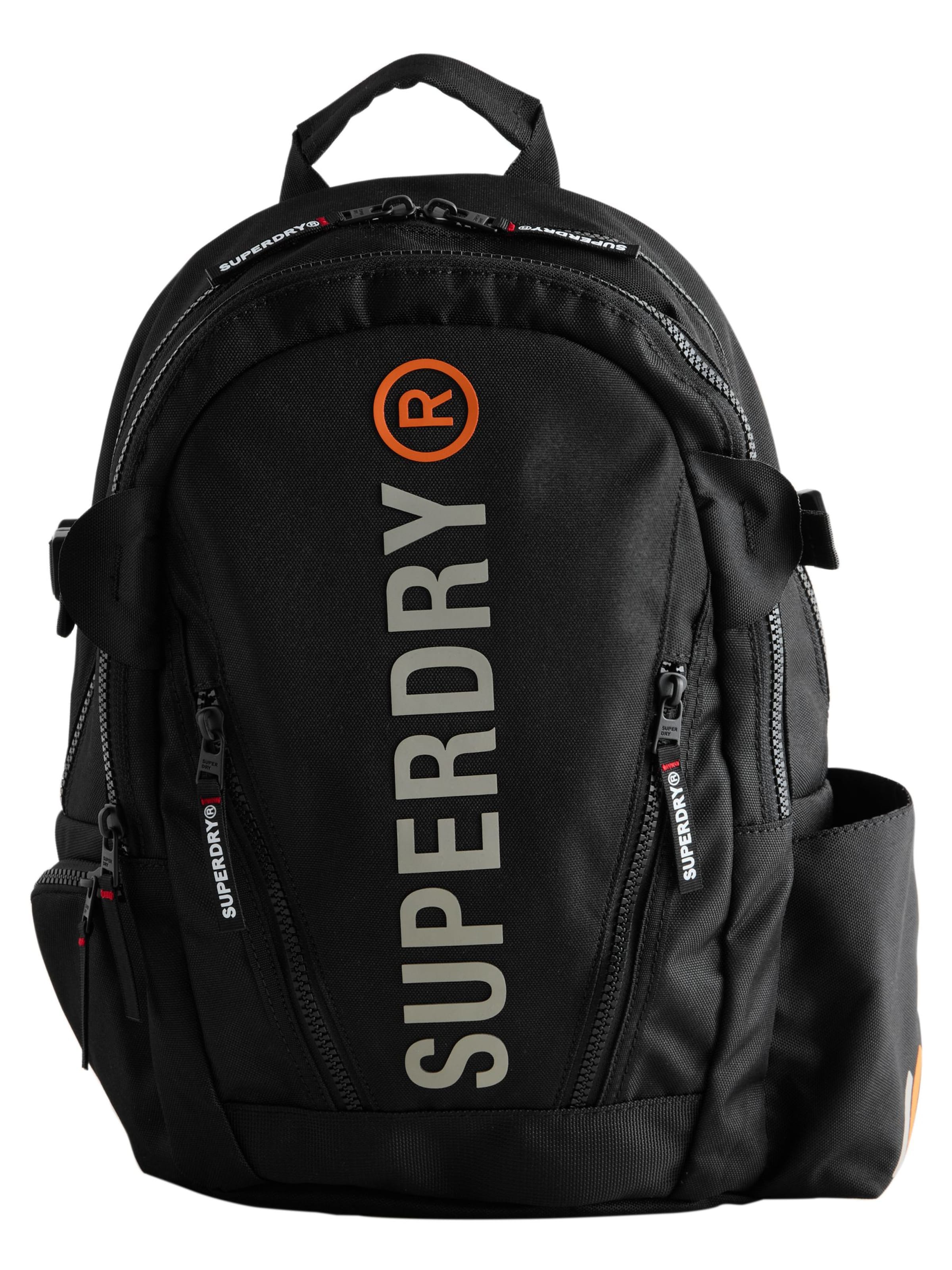 Superdry Backpack 'Back to School' in Black: front