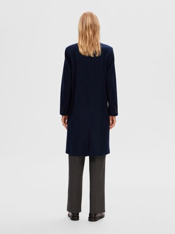 SELECTED FEMME Between-Seasons Coat in Blue