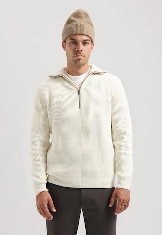 Dstrezzed Pullover 'Josiah' in Weiß: Vorderseite