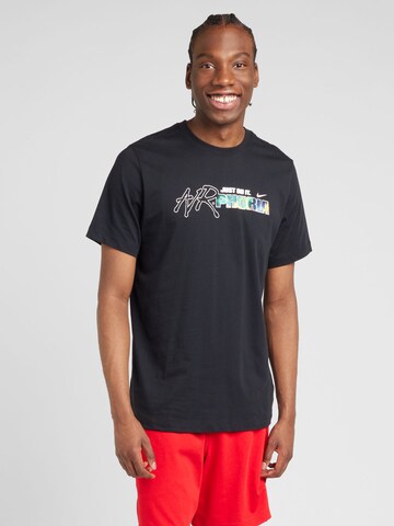 Tricou de la Nike Sportswear pe negru: față