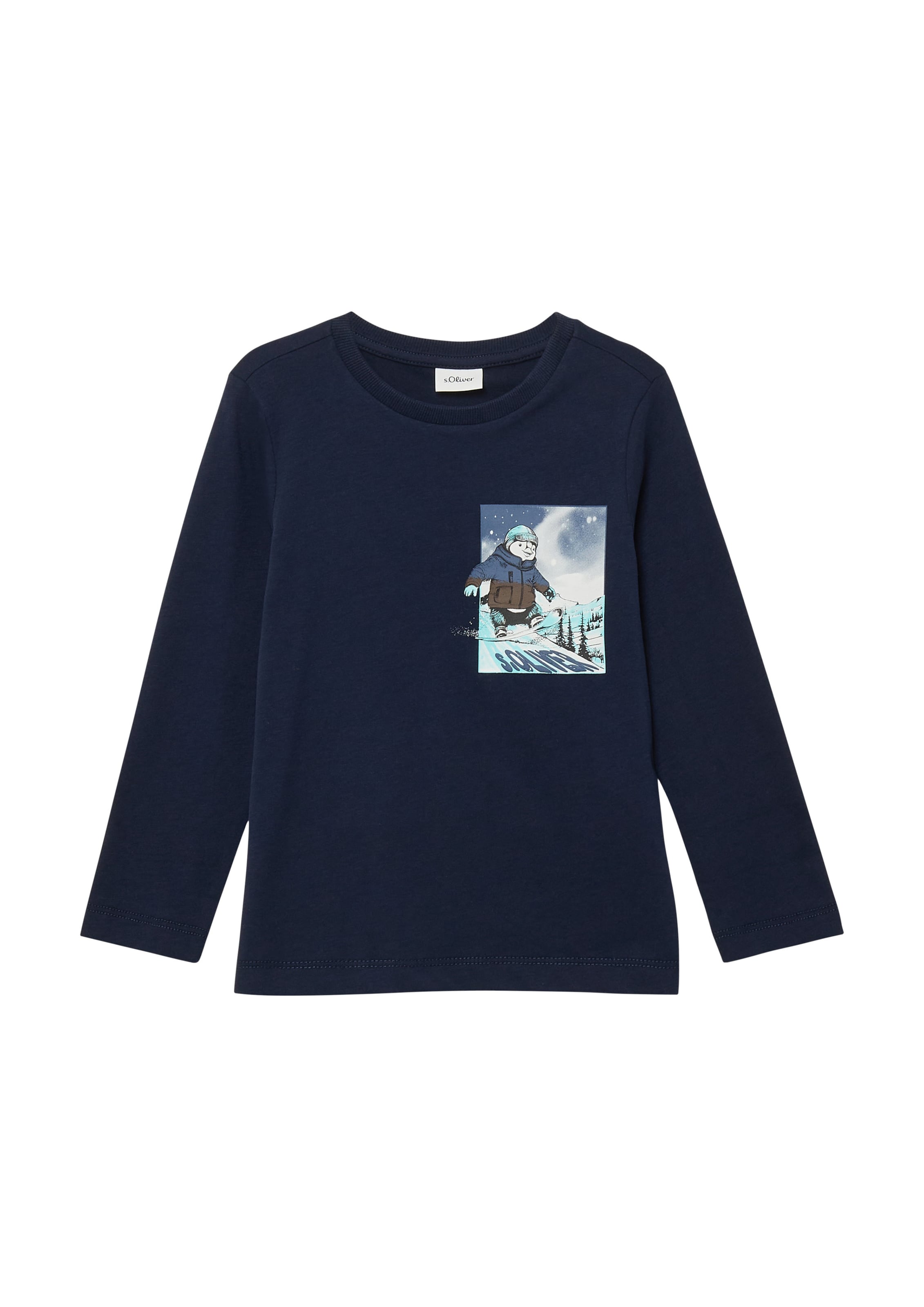 s.Oliver Shirt in Blau: Vorderseite