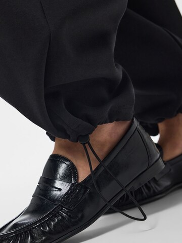 PIECES Loosefit Broek in Zwart