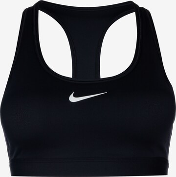 NIKE Bustier Sport bh in Zwart: voorkant