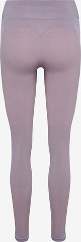 Skinny Pantaloni sportivi di Hummel in rosa