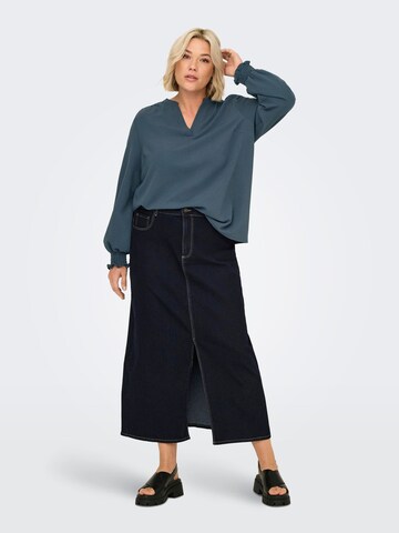 Chemisier 'CARMETTA' ONLY Carmakoma en bleu