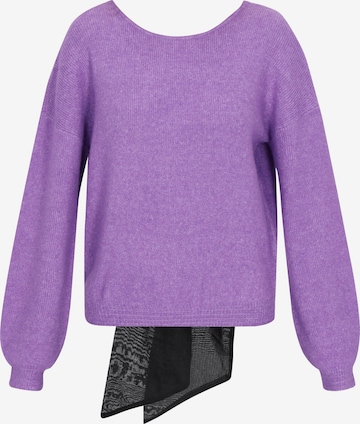 faina Svetr – fialová: přední strana