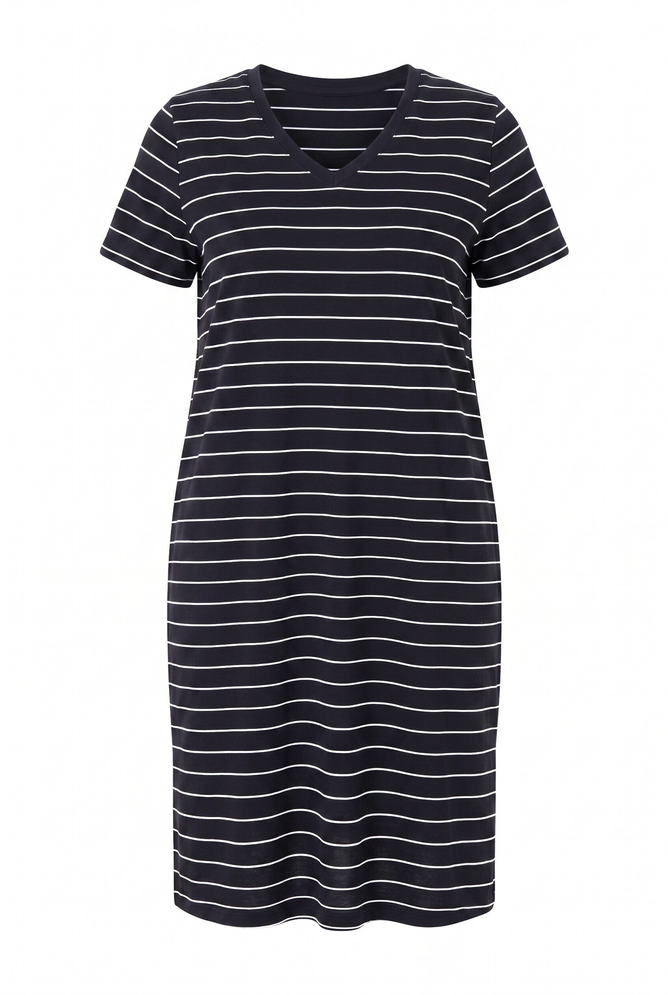Ulla Popken Nightgown in Black: front