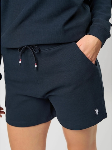U.S. POLO ASSN. regular Bukser 'Frig' i blå