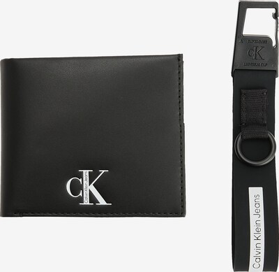 Calvin Klein Porte-monnaies en noir / blanc, Vue avec produit