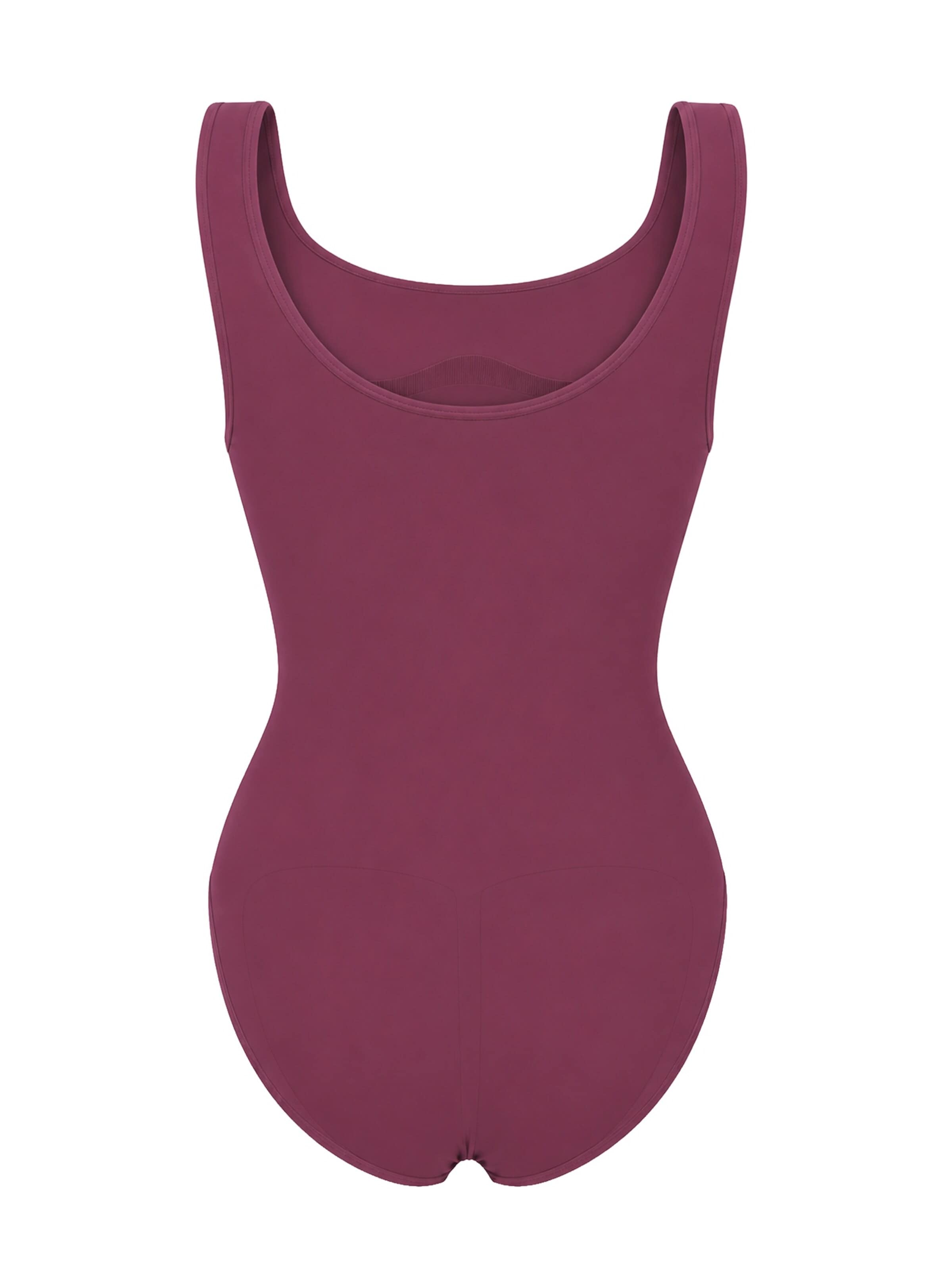 Body modellante 'Tank Sculpting Bodysuit with Slip' di cfab in lilla