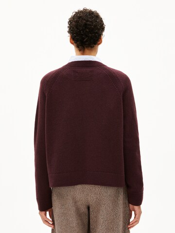 ARMEDANGELS Strickpullover LILIRIAA REGLANA in Rot