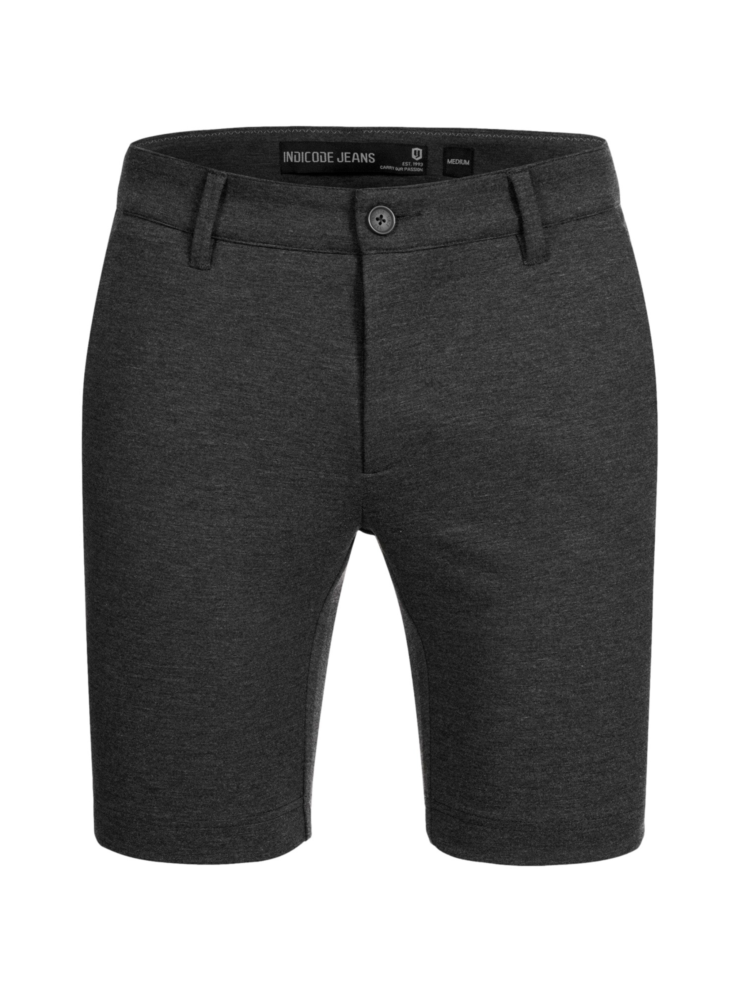 Regular Pantalon 'Aalborg' INDICODE en gris : devant