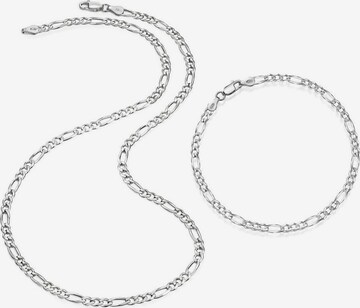 FIRETTI Jewelry Set in Silver: front