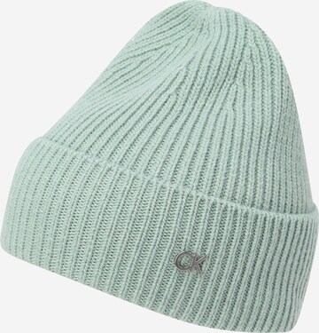 Calvin Klein - Gorra en verde: frente