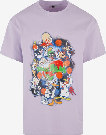 T-Shirt 'Space Jam Teamwork' MT Upscale en violet : devant