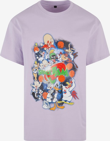 MT Upscale T-Shirt 'Space Jam Teamwork' in Lila: predná strana