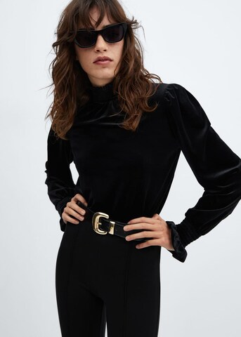 MANGO Blouse in Black: front