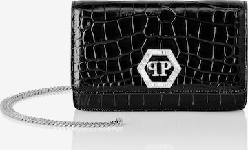 Philipp Plein Clutch in Zwart: voorkant