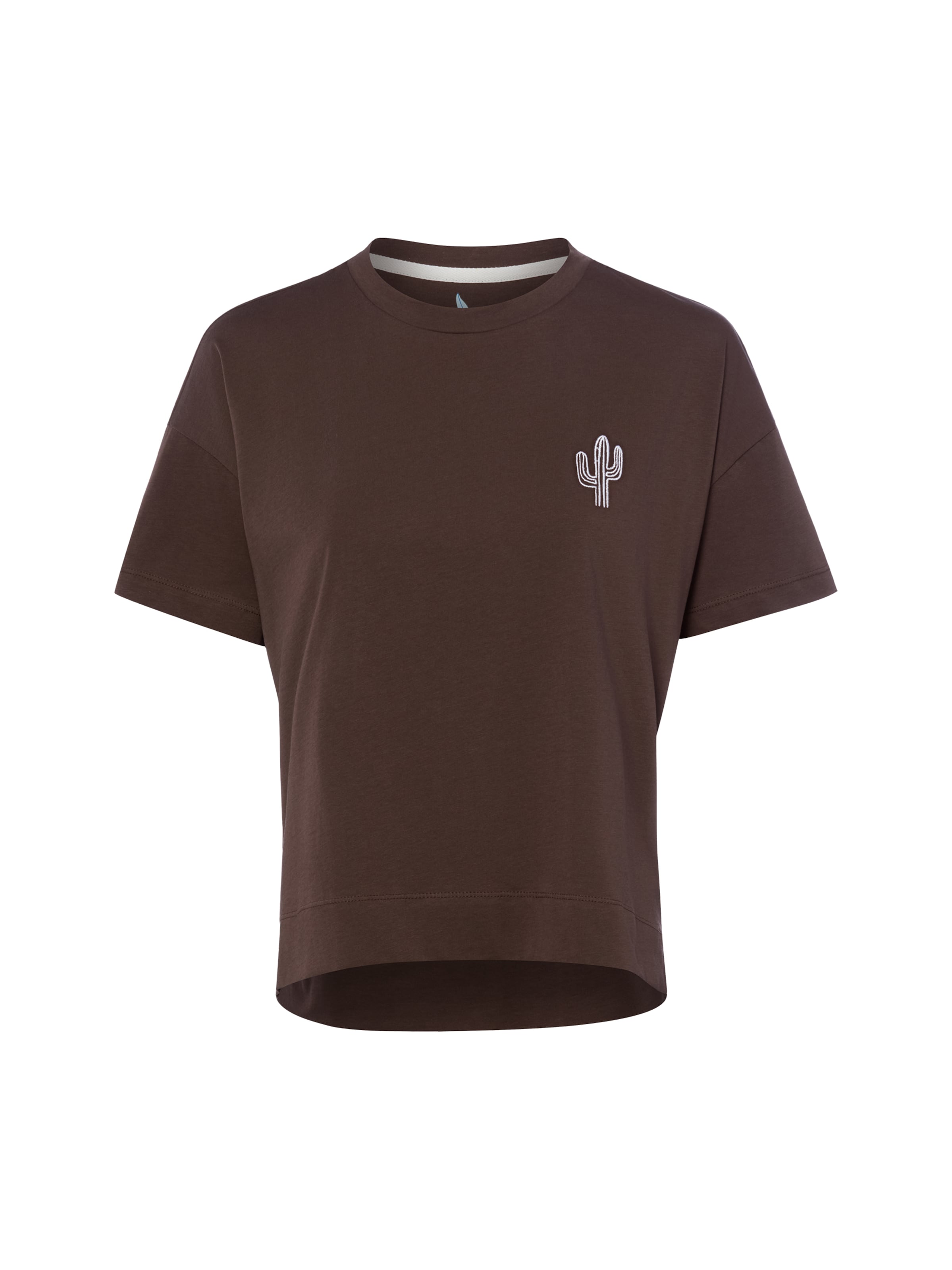 Marie Lund Shirt in Bruin: voorkant