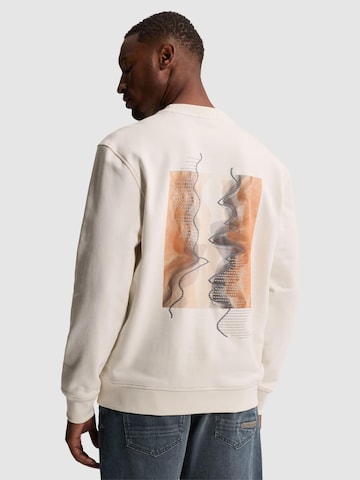 Sweat-shirt CAST IRON en beige
