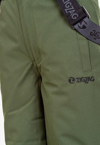 ZigZag Regular Workout Pants 'SOHO' in Green