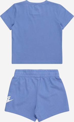 Nike Sportswear Joggingdragt 'CLUB' i blå