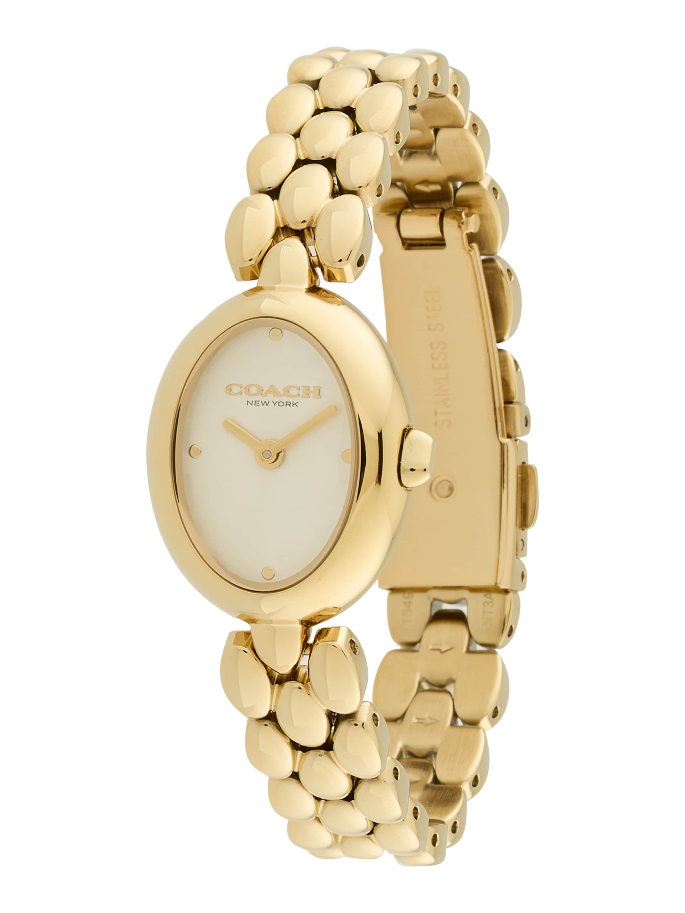 COACH Analog watch 'Sammy' in Gold: front