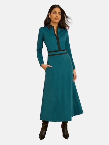 Robe love & roses en bleu : devant