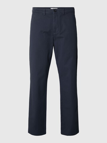 Regular Pantalon chino SELECTED en bleu