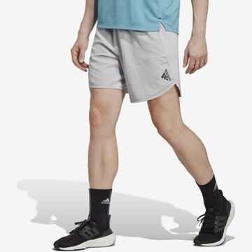 ADIDAS SPORTSWEAR Regular Sportbroek 'Designed For Training' in Grijs: voorkant