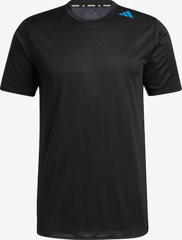 melns ADIDAS PERFORMANCE Sporta krekls 'Designed 4': no priekšpuses