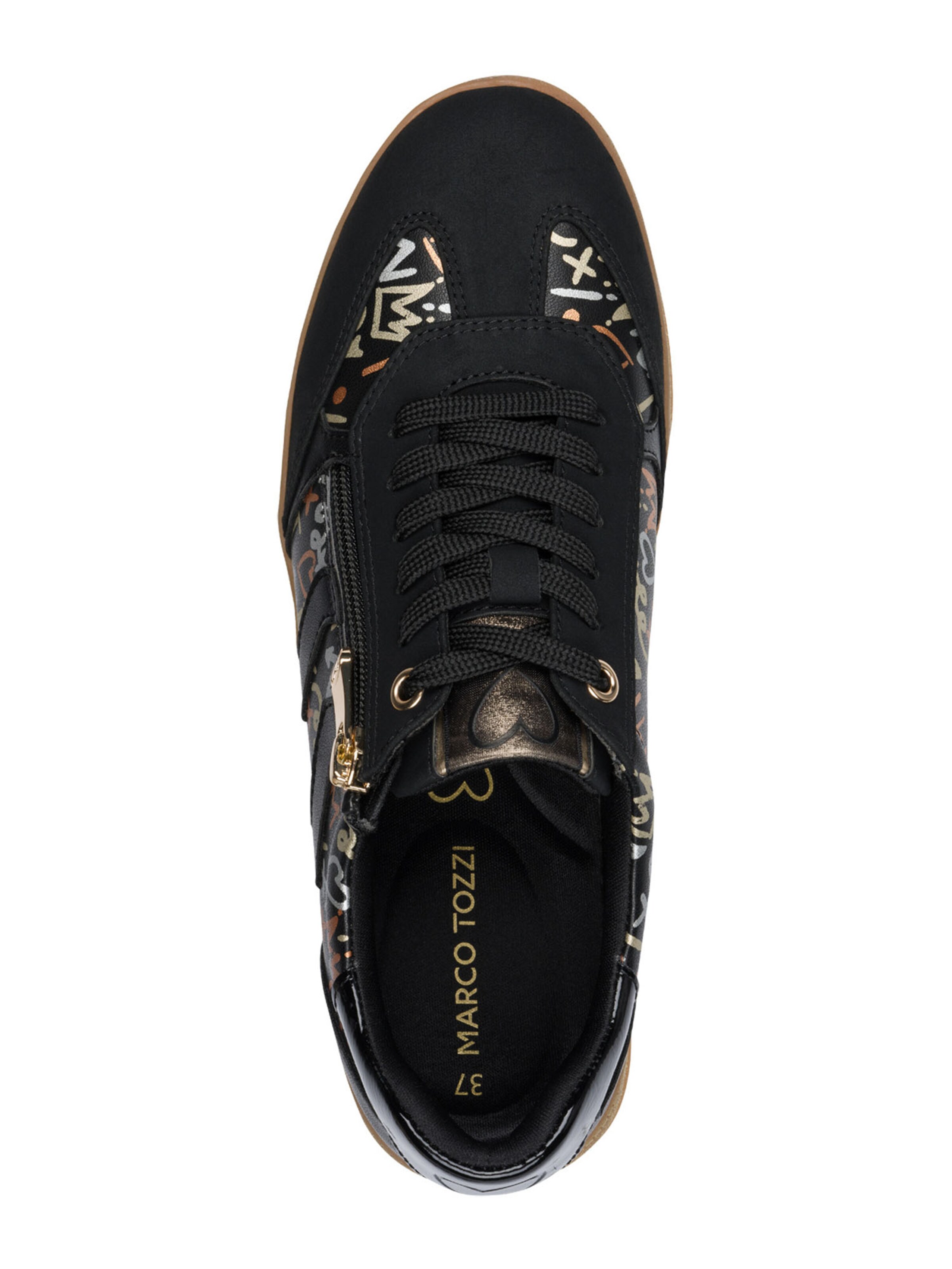 MARCO TOZZI Sneaker low i sort