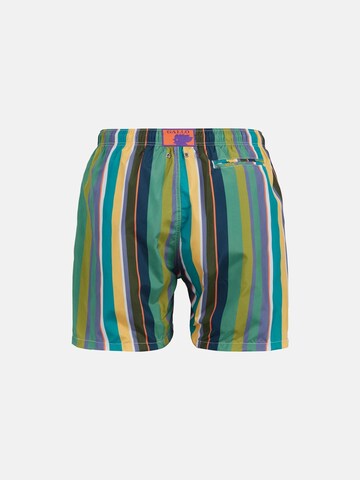 Pantaloncini da bagno 'UOMO' di Gallo in verde