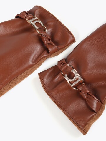 Lola CasademuntKlasične rukavice - smeđa boja