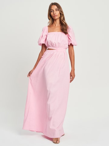 Robe 'HYDI' Calli en rose : devant