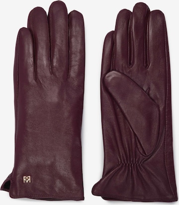 Kazar Full Finger Gloves in Red: front