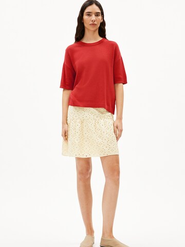 ARMEDANGELS Pullover 'Lizaa Lino' in Rot: Vorderseite