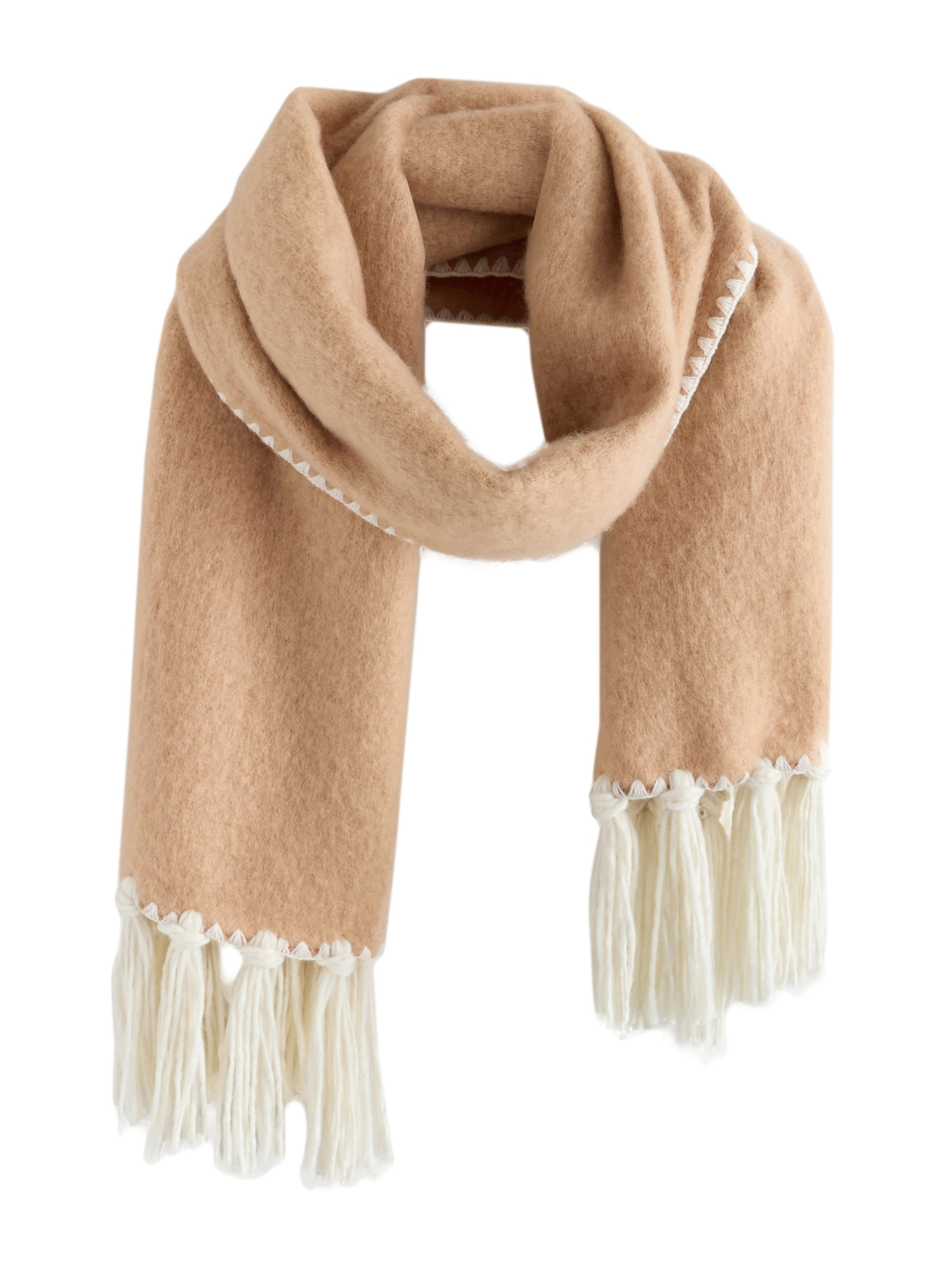 Next Sjaal in Beige: voorkant