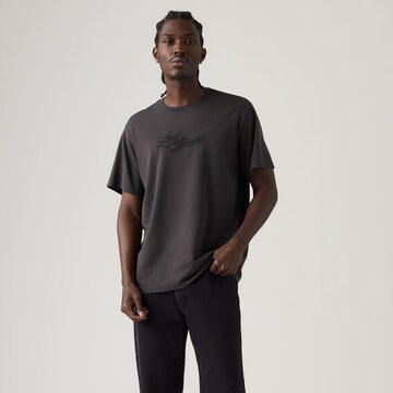 melns LEVI'S ® T-Krekls 'Relaxed Fit Short Sleeve Graphic T-Shirt': no priekšpuses