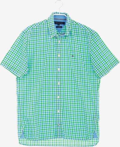TOMMY HILFIGER Button Up Shirt in S in Sky blue / Green / Mixed colors / White, Item view