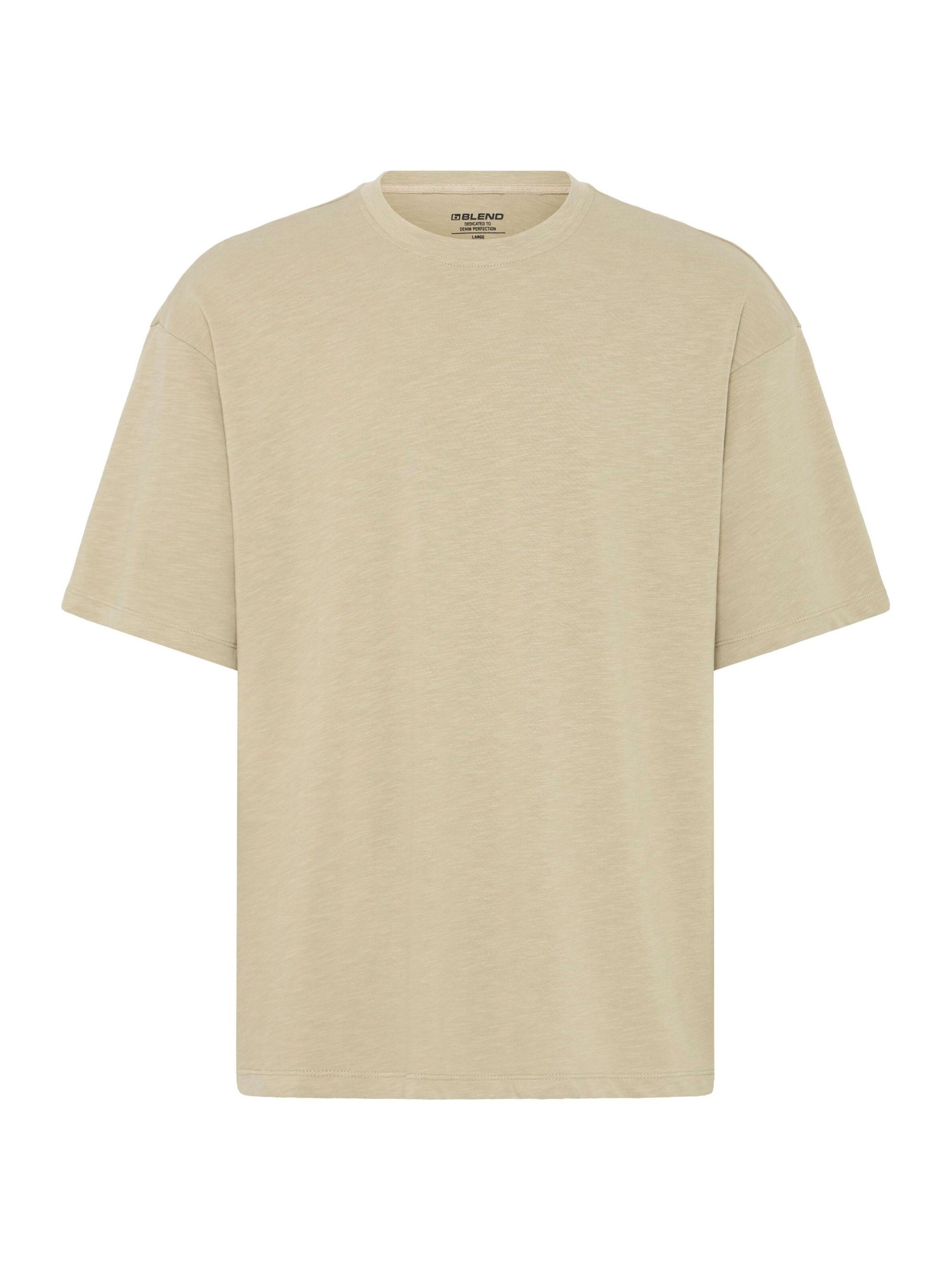 BLEND Shirt ' BHKarim Graphic ' in Beige: front