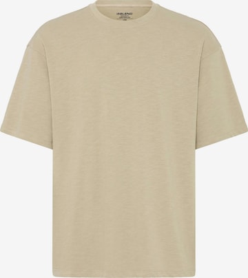 BLEND Shirt ' BHKarim Graphic ' in Beige: front
