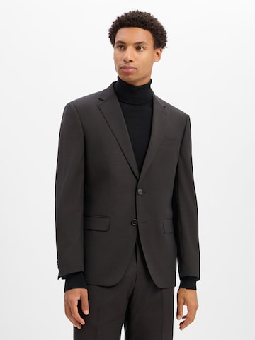 HECHTER PARIS Regular fit Business Blazer in Black: front