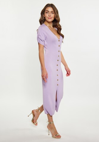 faina Knit dress in Purple