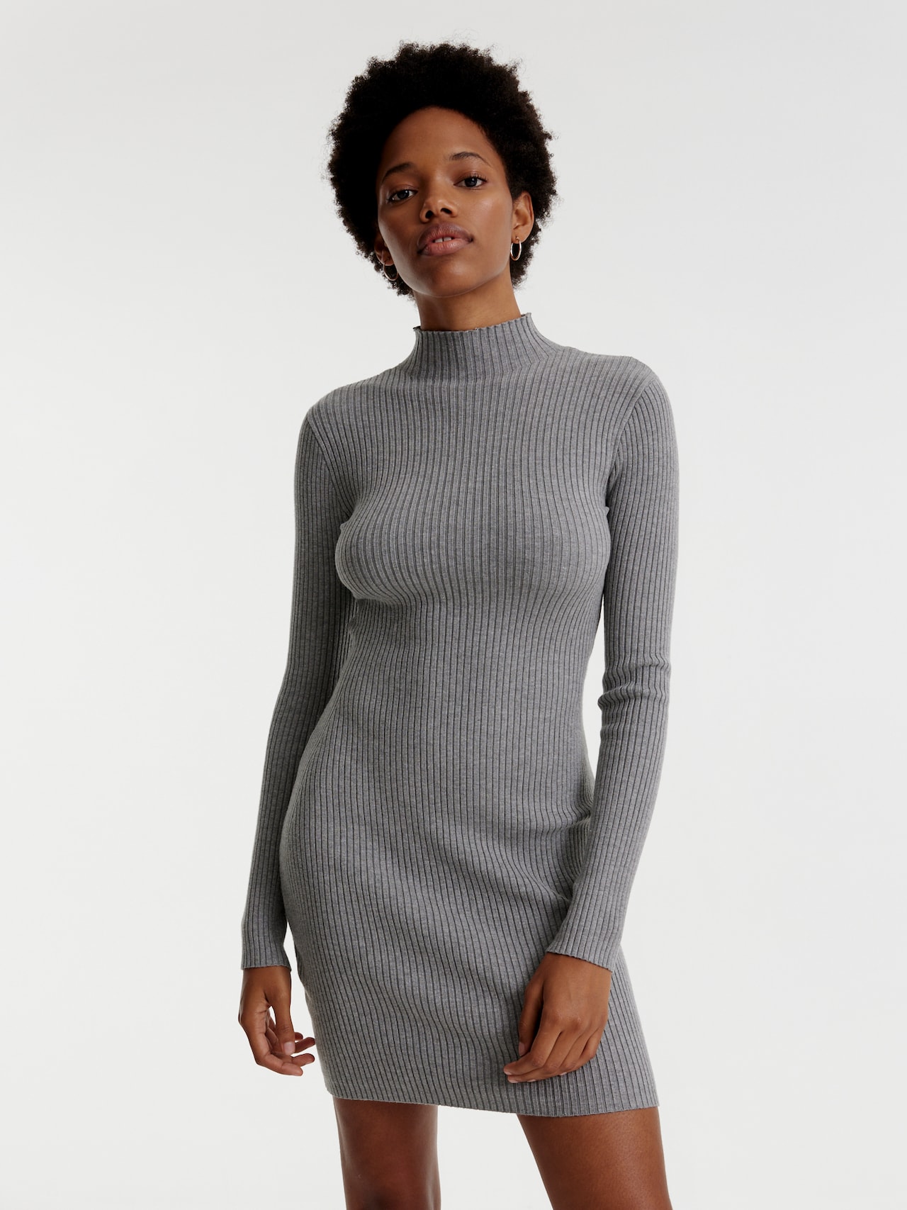 EDITED Vestido 'CORINNA' gris moteado