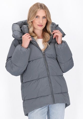 Veste d’hiver DreiMaster Maritim en gris : devant