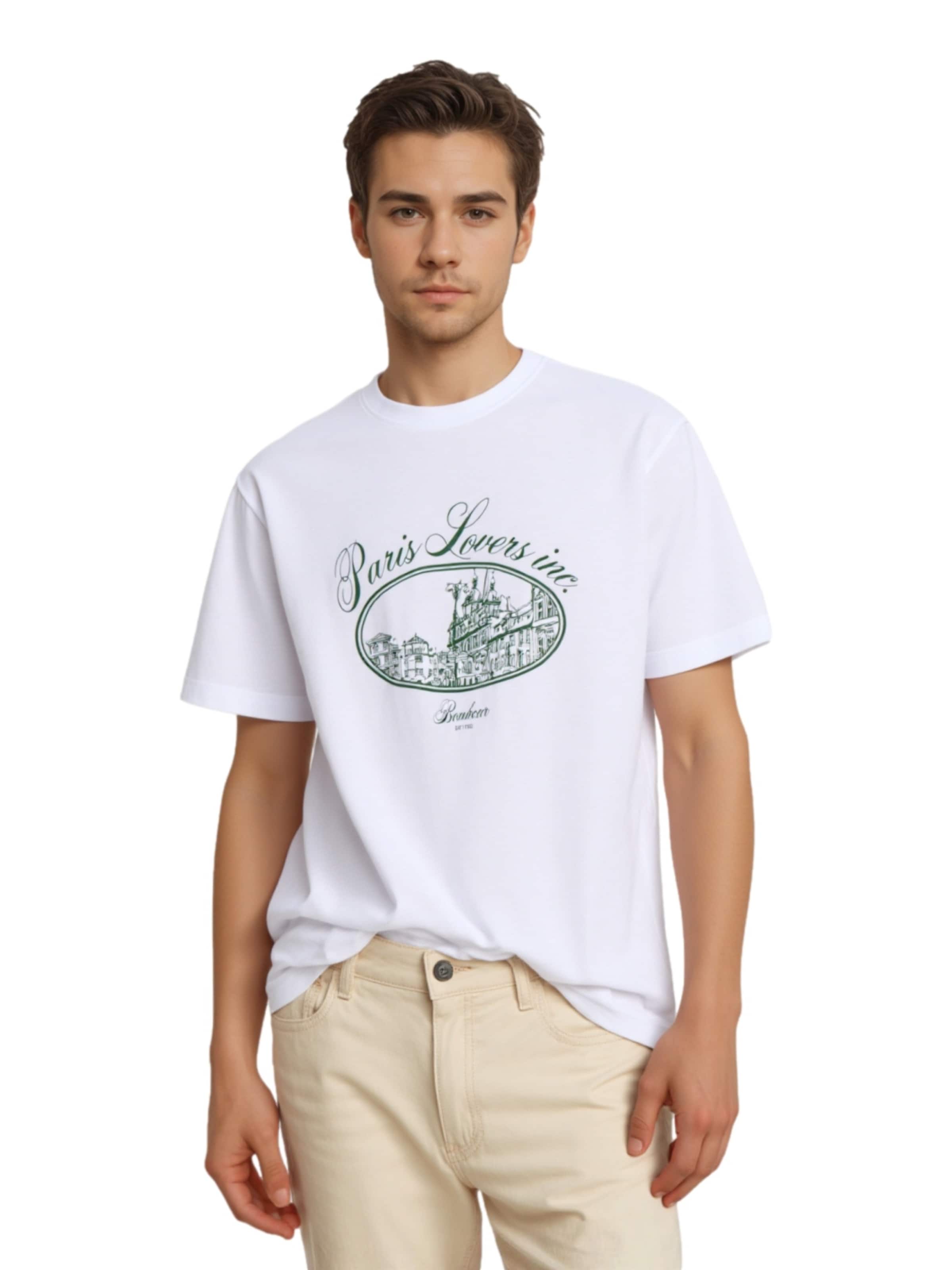 Only & Sons Bluser & t-shirts 'Fred Elegants' i hvid: forside